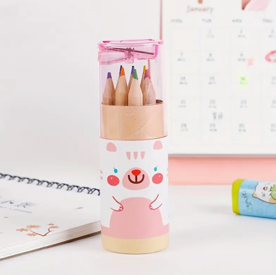 Travel-Sized Colored Pencils for Kids