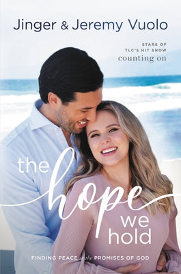 Book cover featuring a couple on a beach with text about 'The Hope We Hold'.